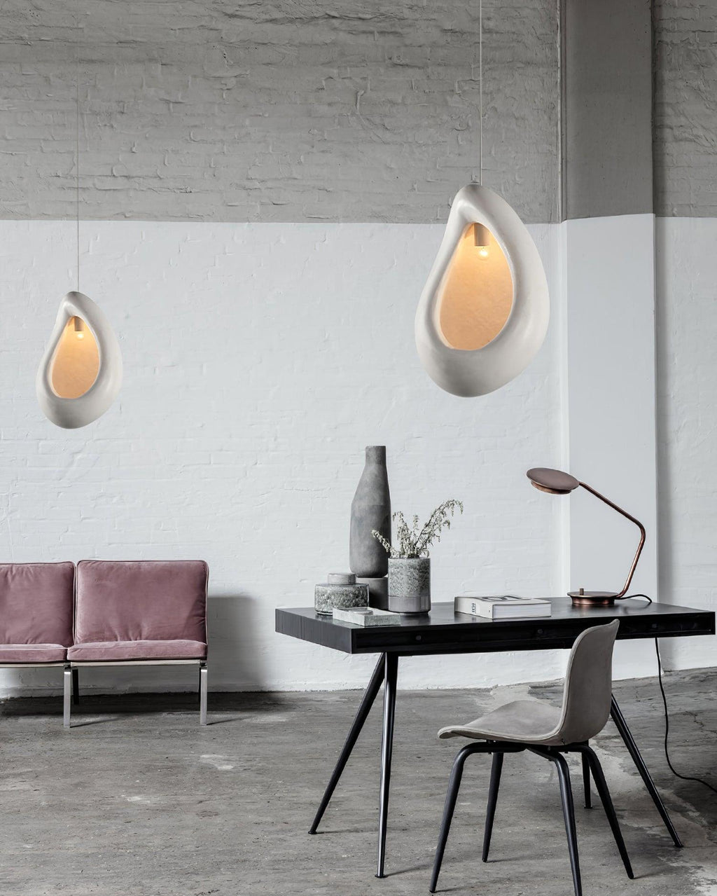 Brynella Resin Pendant Light-Moonnatur