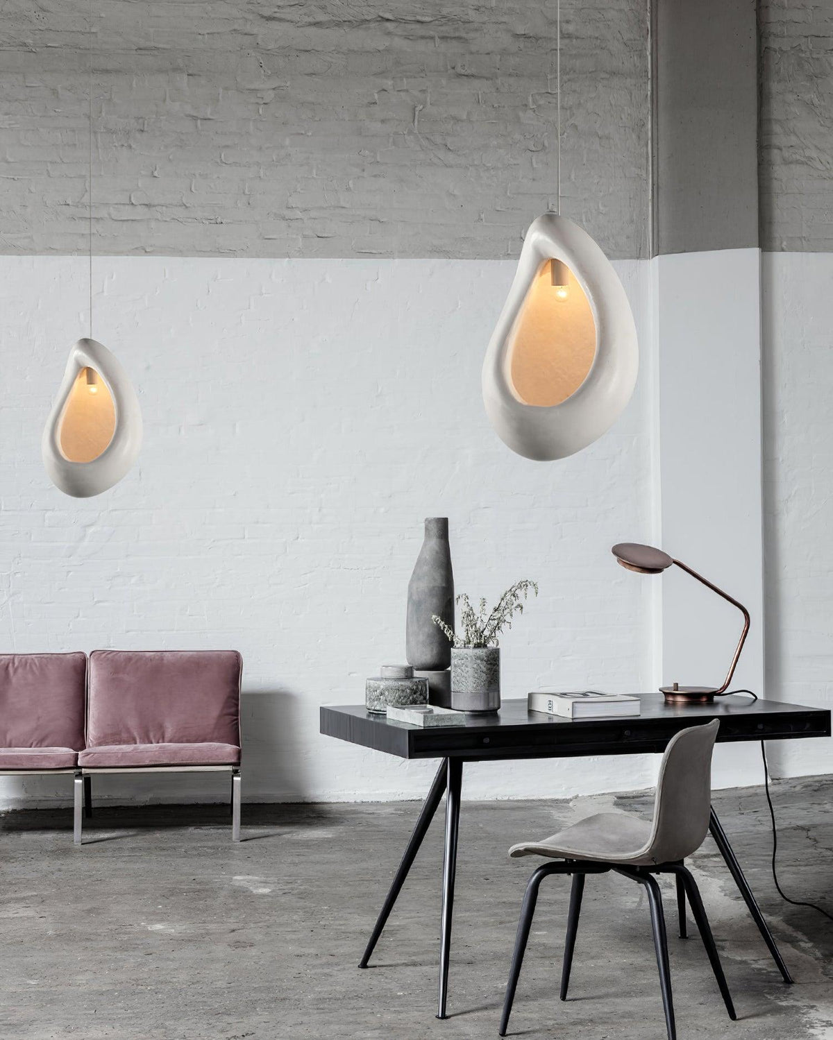 Brynella Resin Pendant Light-Moonnatur