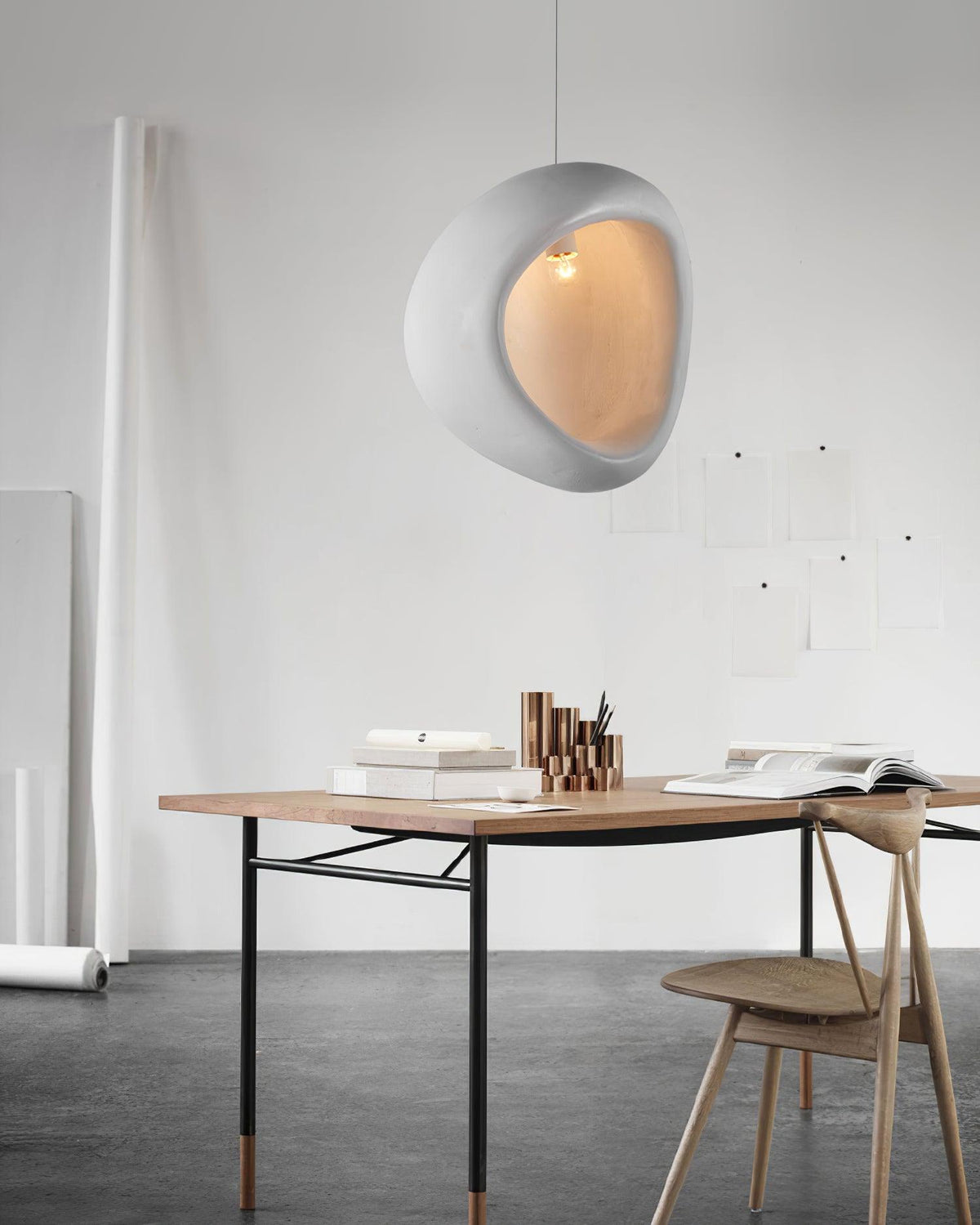 Brynella Resin Pendant Light-Moonnatur