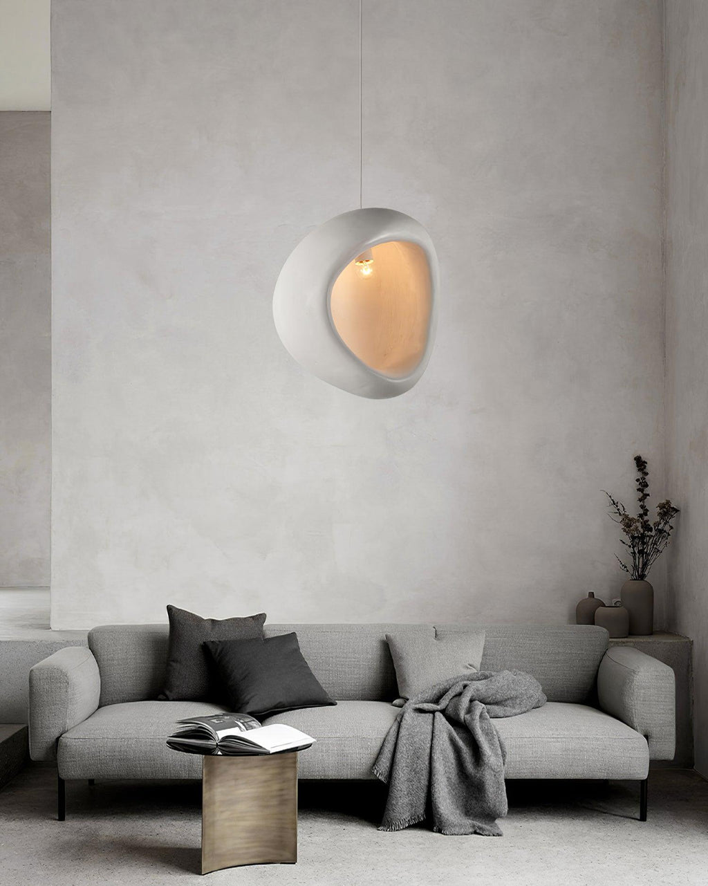 Brynella Resin Pendant Light-Moonnatur