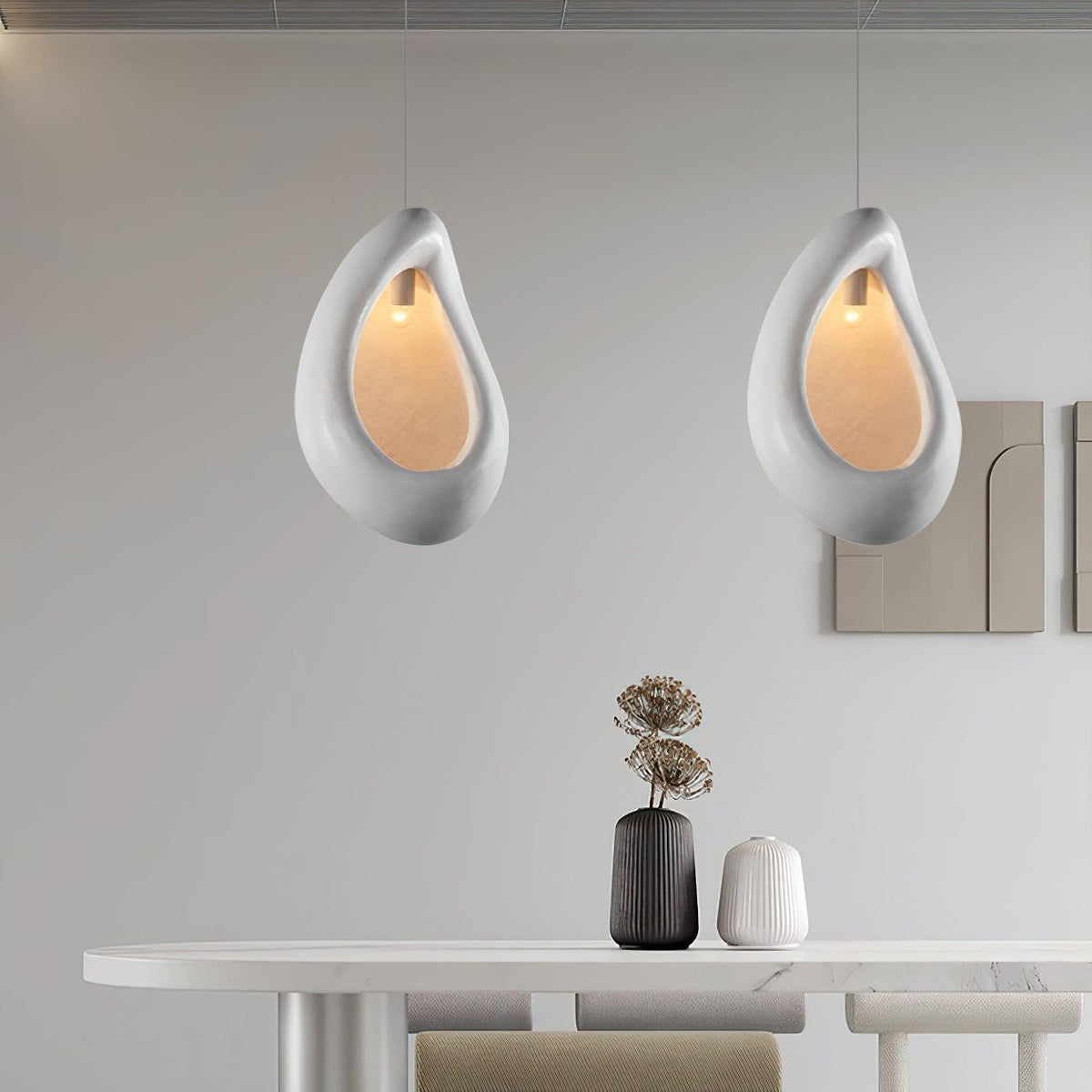 Brynella Resin Pendant Light-Moonnatur