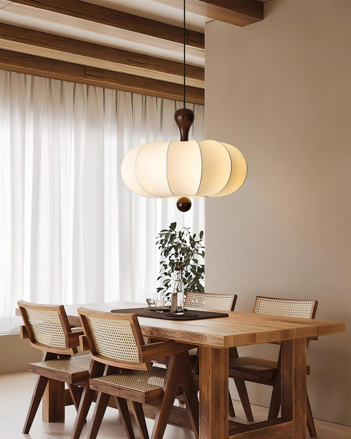 Dunselelis Fabric Pendant Light-Moonnatur