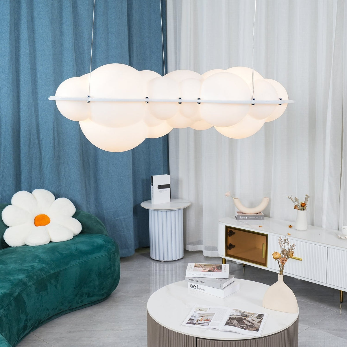 Bryniel Polyethylene Pendant Light-Moonnatur
