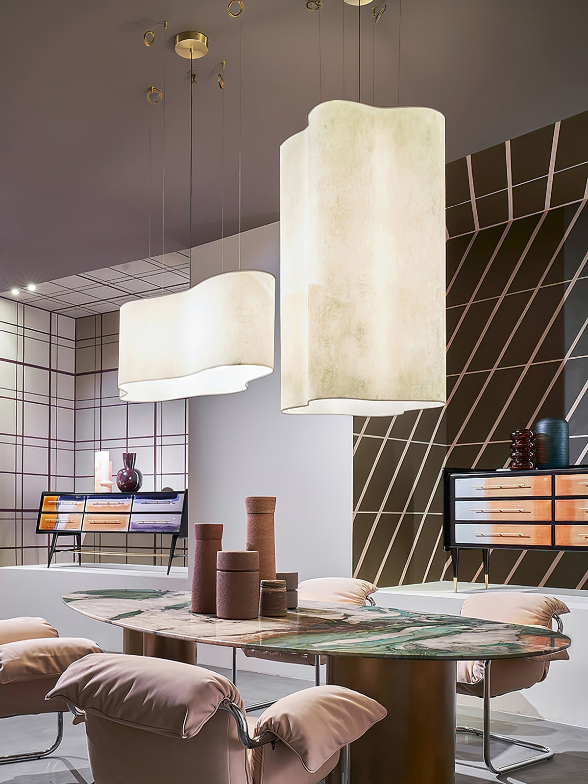 Naveria FRP Pendant Light-Moonnatur