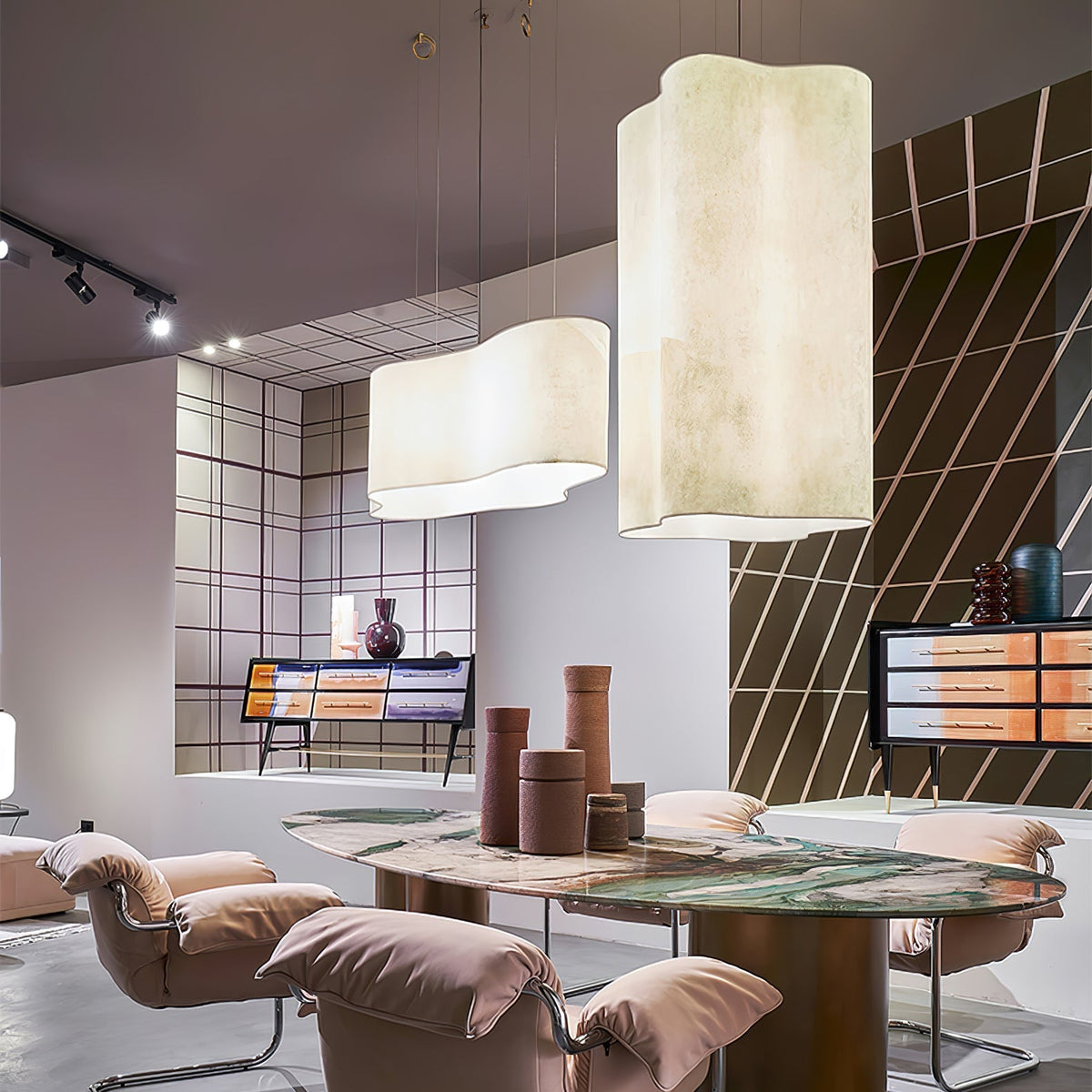 Naveria FRP Pendant Light-Moonnatur