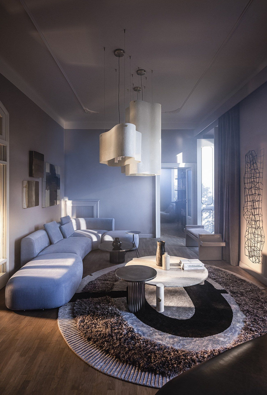 Naveria FRP Pendant Light-Moonnatur