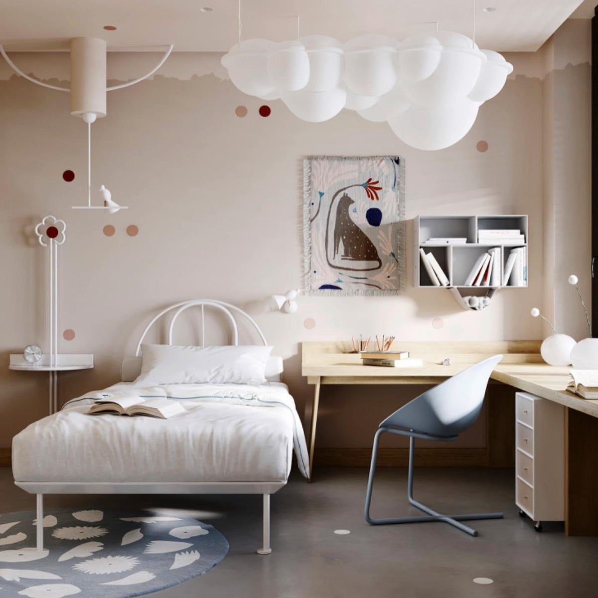 Bryniel Polyethylene Pendant Light-Moonnatur