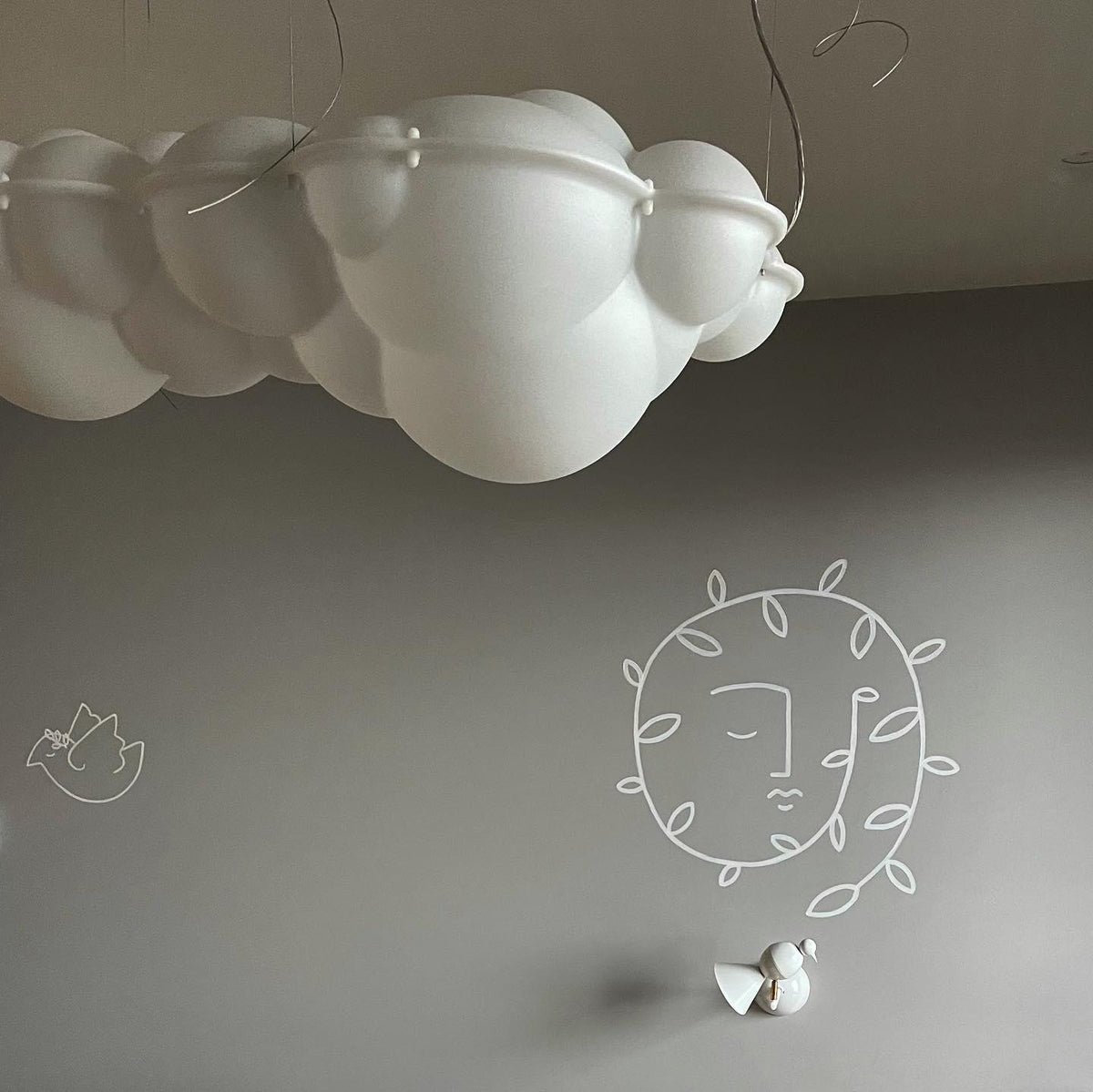 Bryniel Polyethylene Pendant Light-Moonnatur