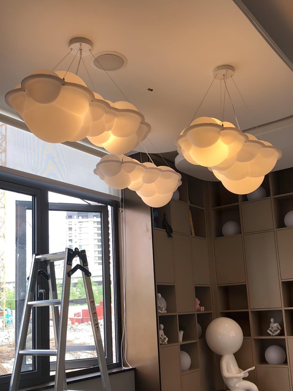 Bryniel Polyethylene Pendant Light-Moonnatur