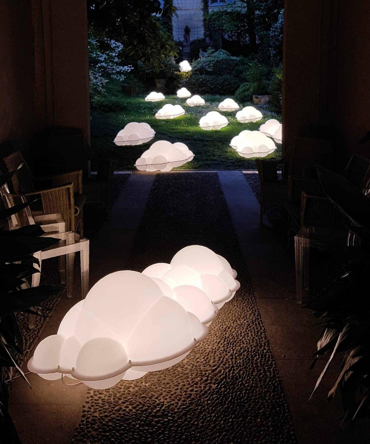 Bryniel Polyethylene Pendant Light-Moonnatur