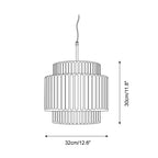 Elsenenelle Resin Pendant Light-Moonnatur