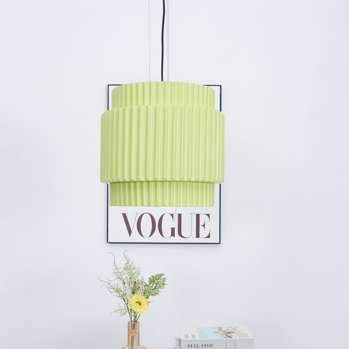 Elsenenelle Resin Pendant Light-Moonnatur