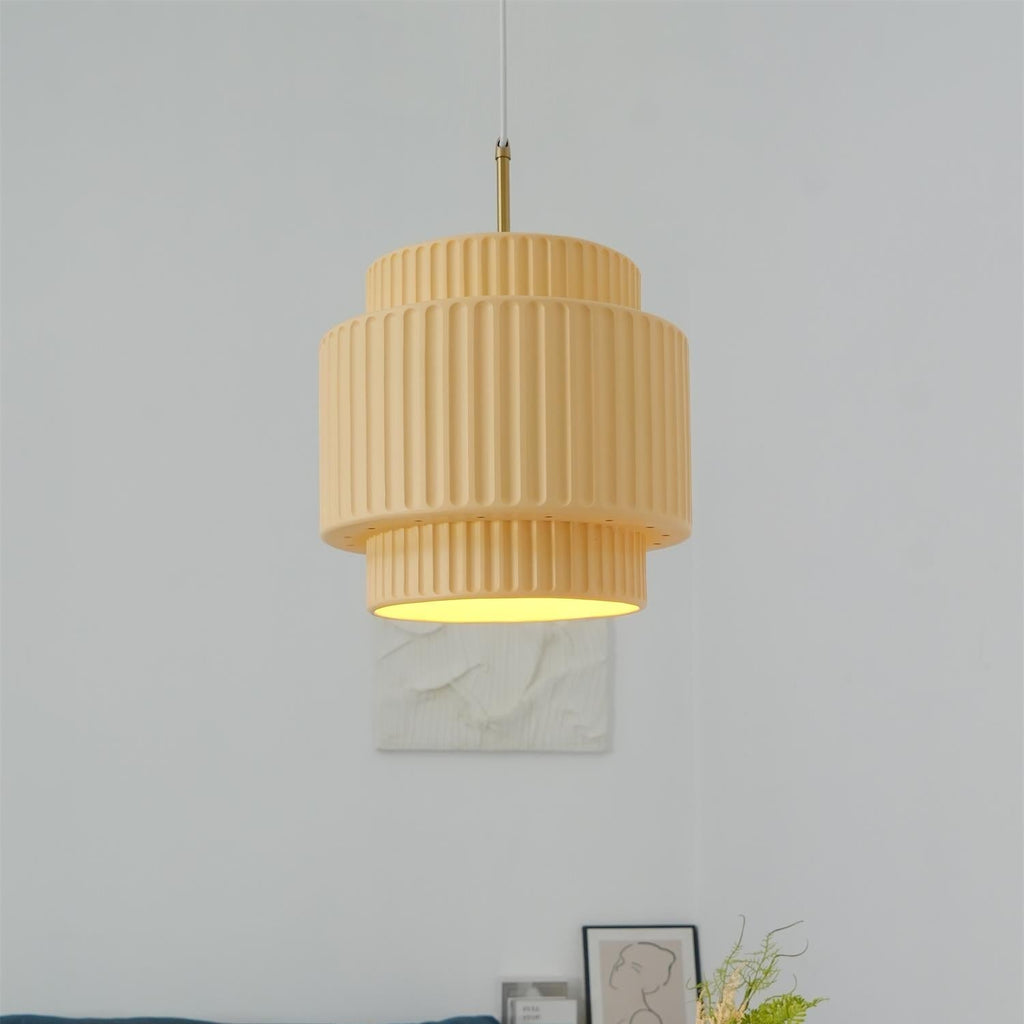 Elsenenelle Resin Pendant Light-Moonnatur