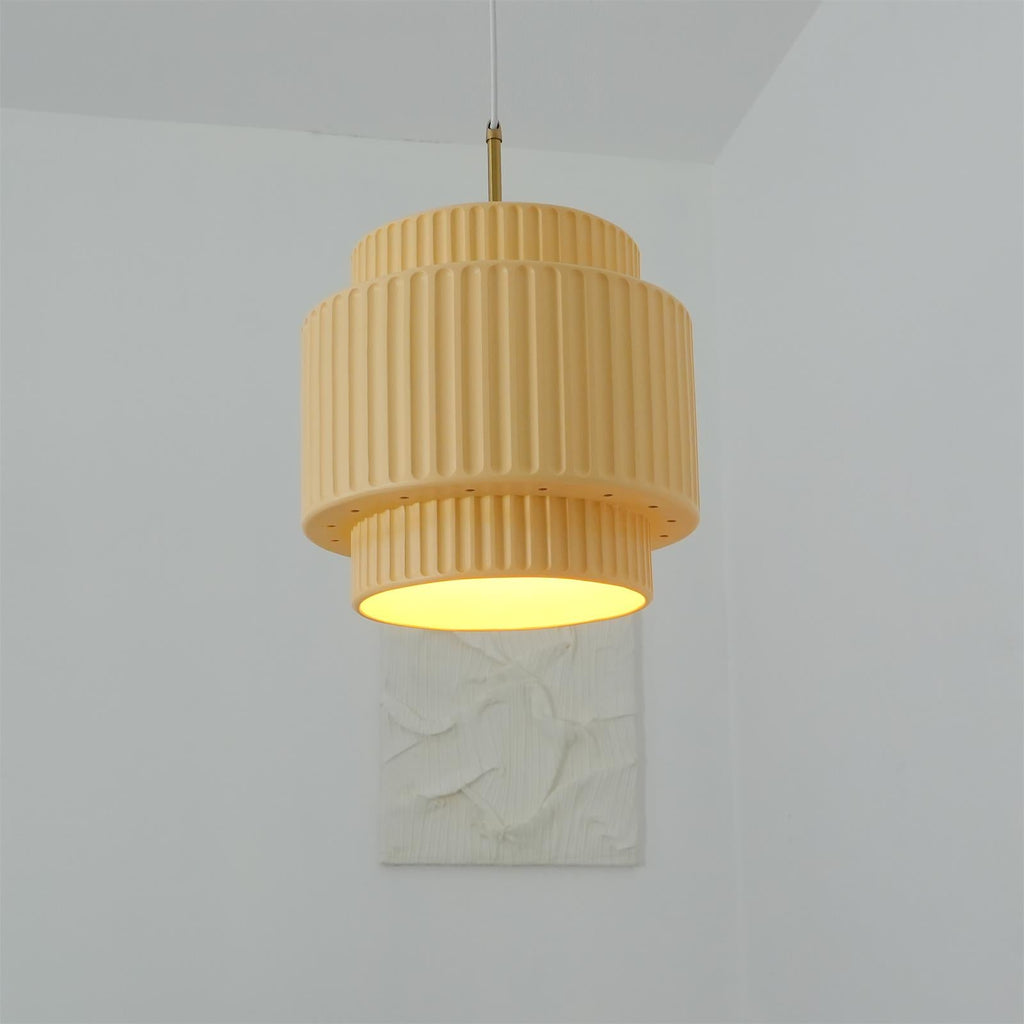 Elsenenelle Resin Pendant Light-Moonnatur
