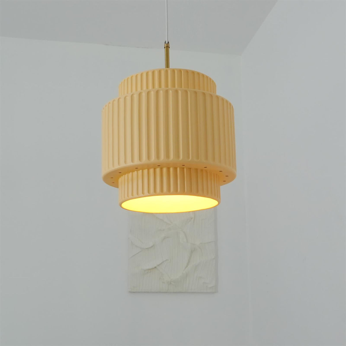 Elsenenelle Resin Pendant Light-Moonnatur
