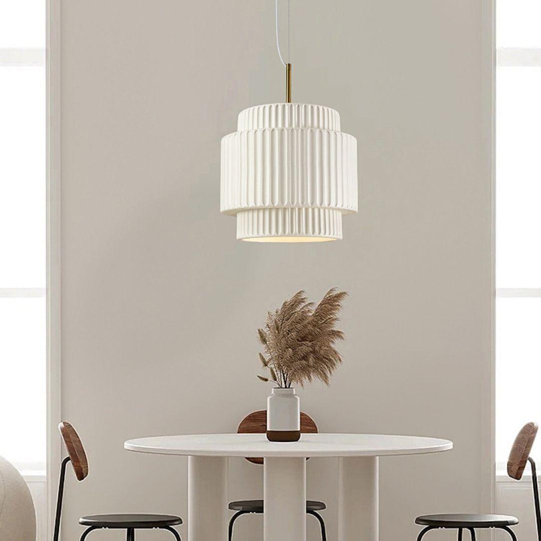 Elsenenelle Resin Pendant Light-Moonnatur