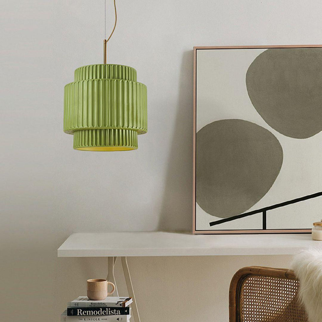 Elsenenelle Resin Pendant Light-Moonnatur