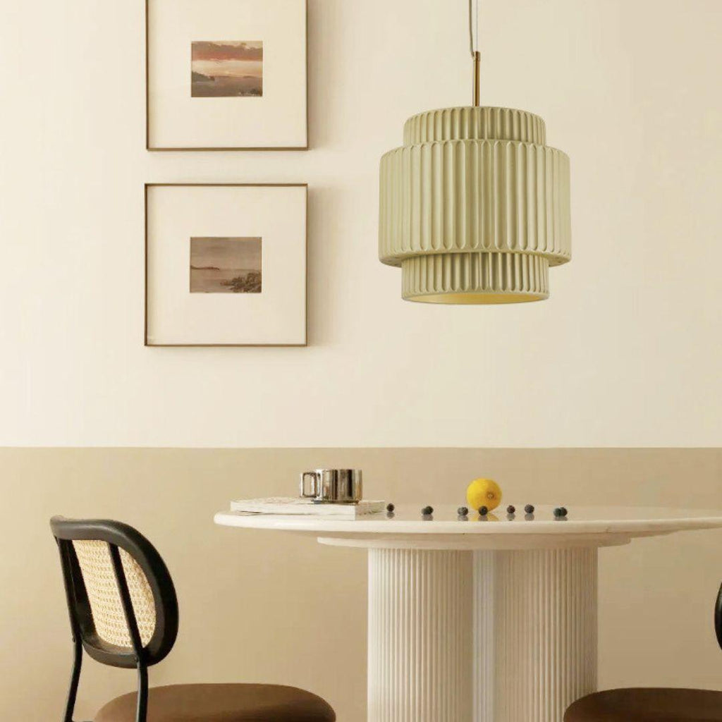 Elsenenelle Resin Pendant Light-Moonnatur