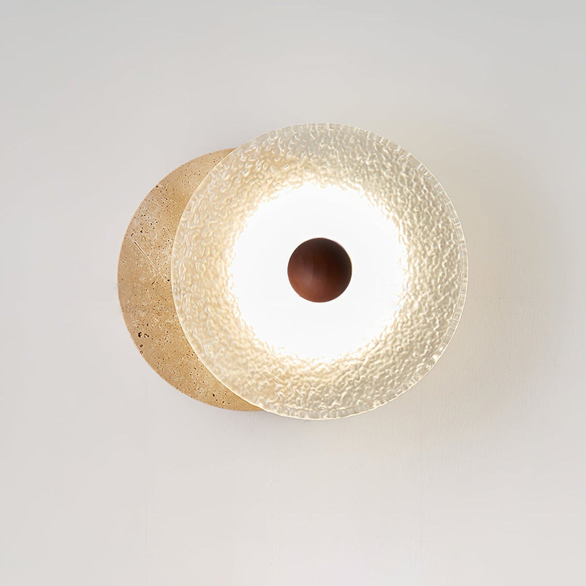 Dorrenina Travertine Wall Light-Moonnatur