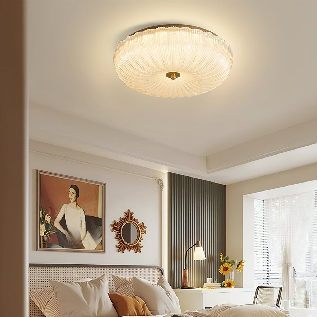 Edrenfield Glass Ceiling Light-Moonnatur
