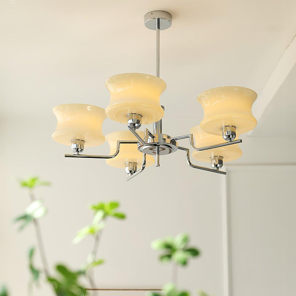 Zeluna Glass Chandelier-Moonnatur