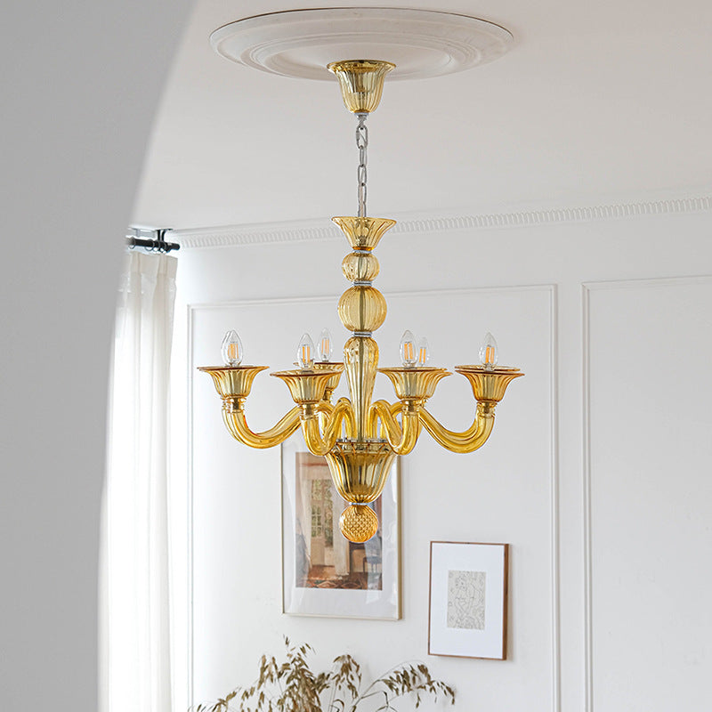 Marvenis Glass Chandelier-Moonnatur