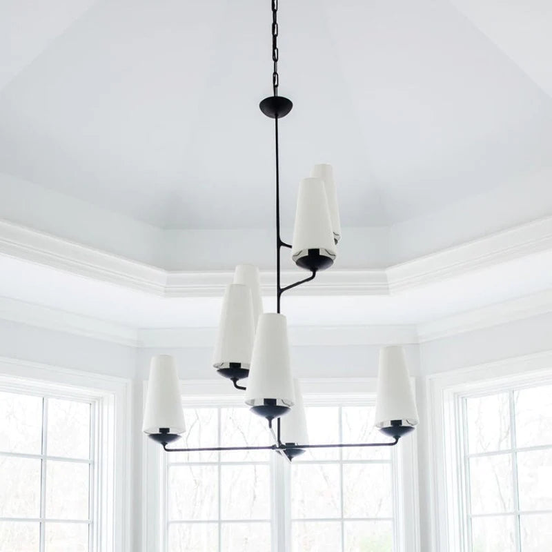 Baldenena Fabric Chandelier-Moonnatur