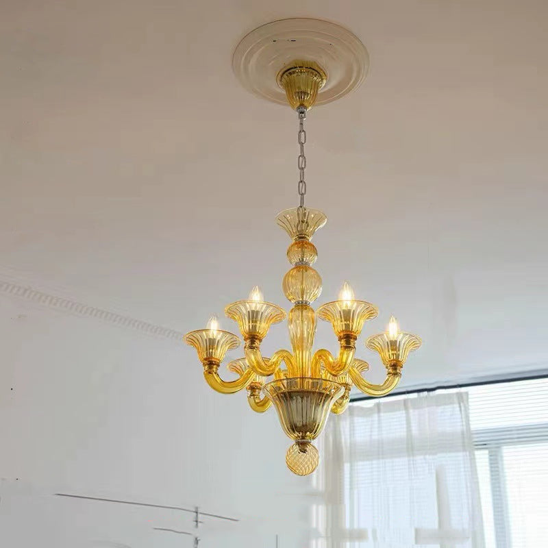 Marvenis Glass Chandelier-Moonnatur