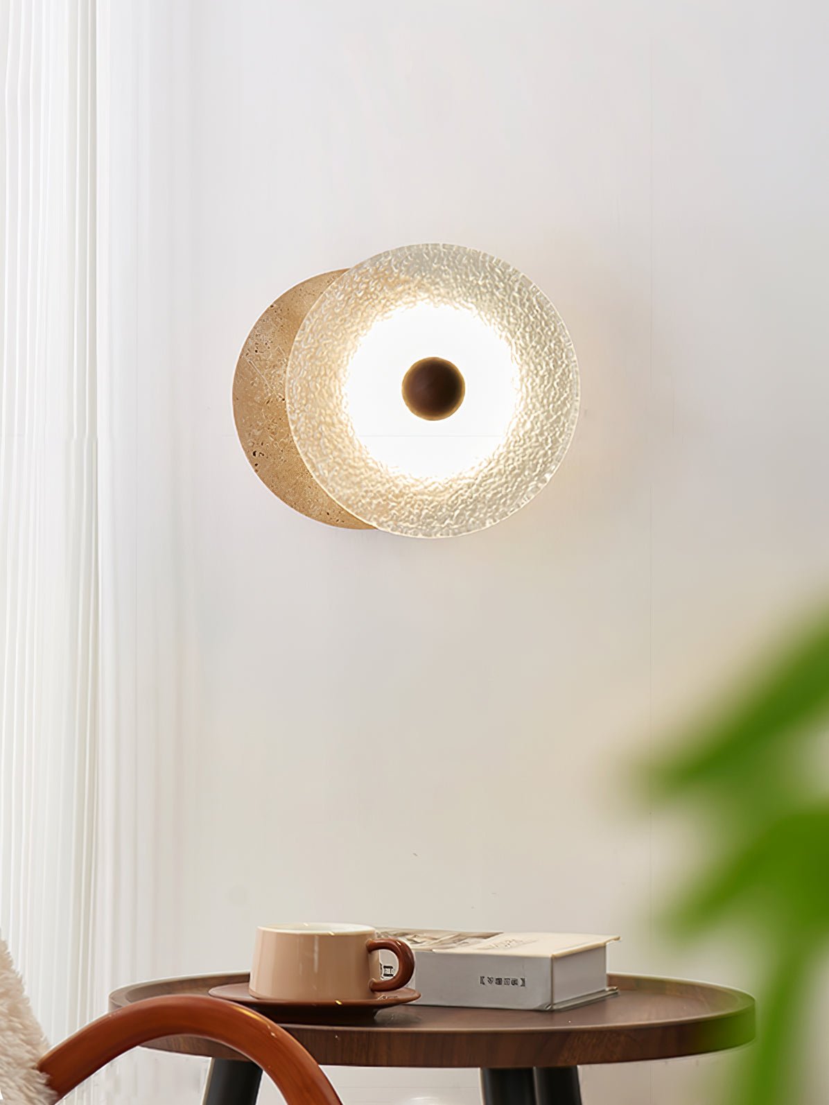 Dorrenina Travertine Wall Light-Moonnatur