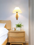 Islenenora Oak Wood Wall Light-Moonnatur