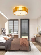 Gleniel Wood Ceiling Light-Moonnatur