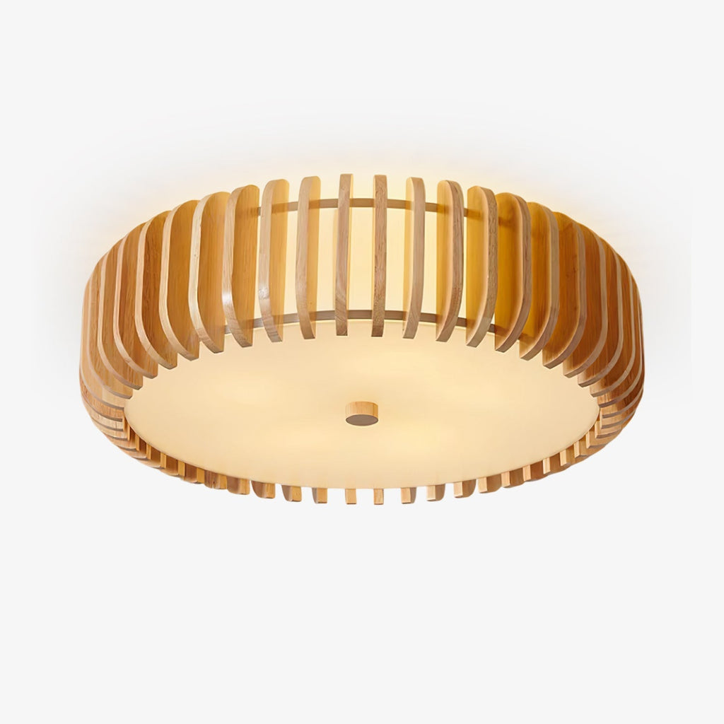 Gleniel Wood Ceiling Light-Moonnatur