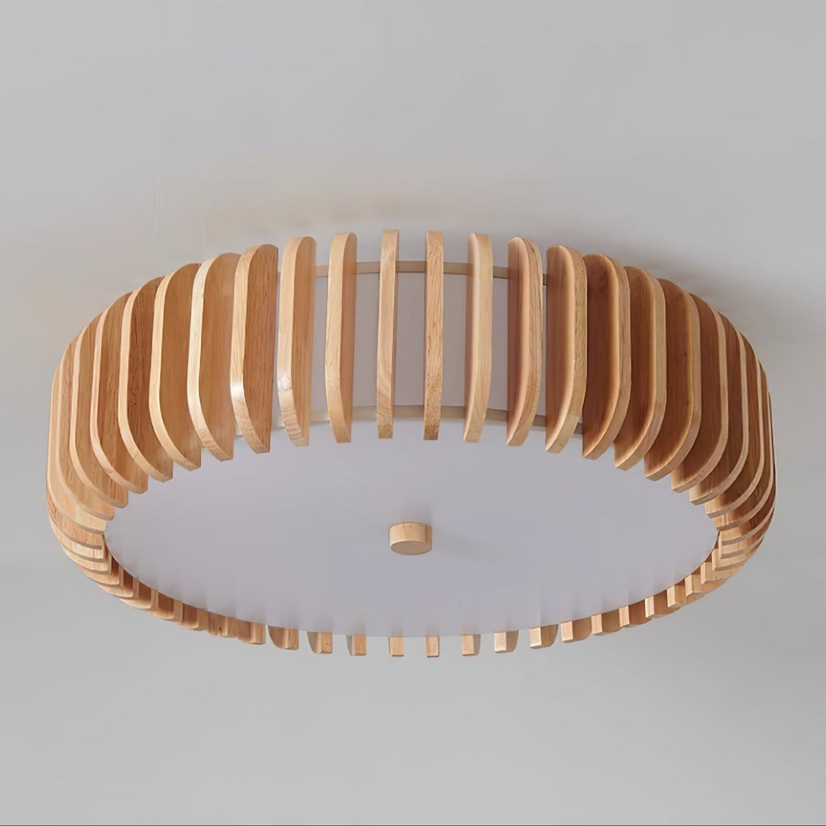 Gleniel Wood Ceiling Light-Moonnatur