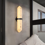 Garnelenelle Alabaster Wall Light-Moonnatur