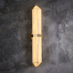 Garnelenelle Alabaster Wall Light-Moonnatur
