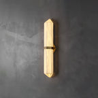 Garnelenelle Alabaster Wall Light-Moonnatur