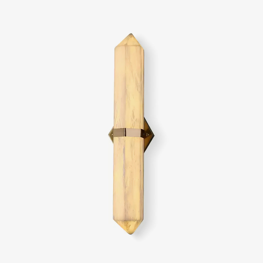 Garnelenelle Alabaster Wall Light-Moonnatur