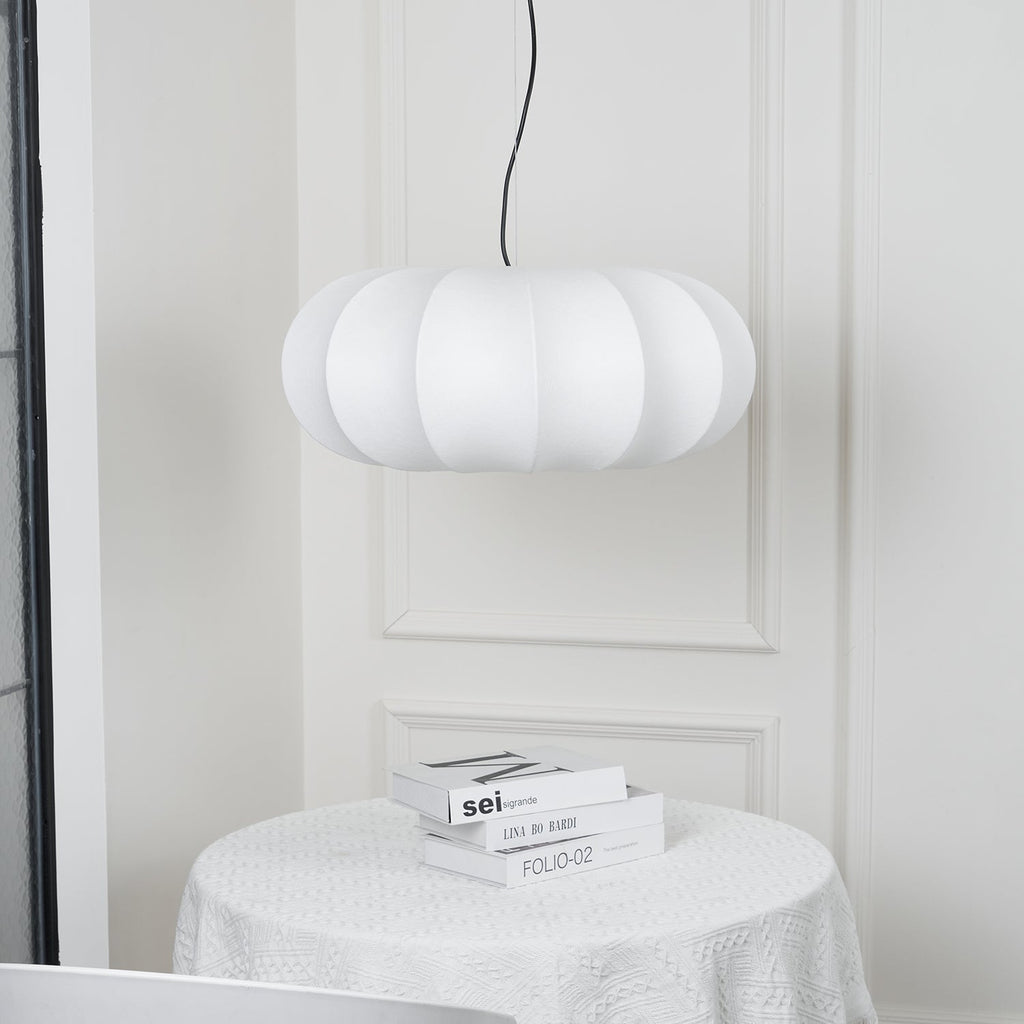 Castermere Silk Pendant Light-Moonnatur