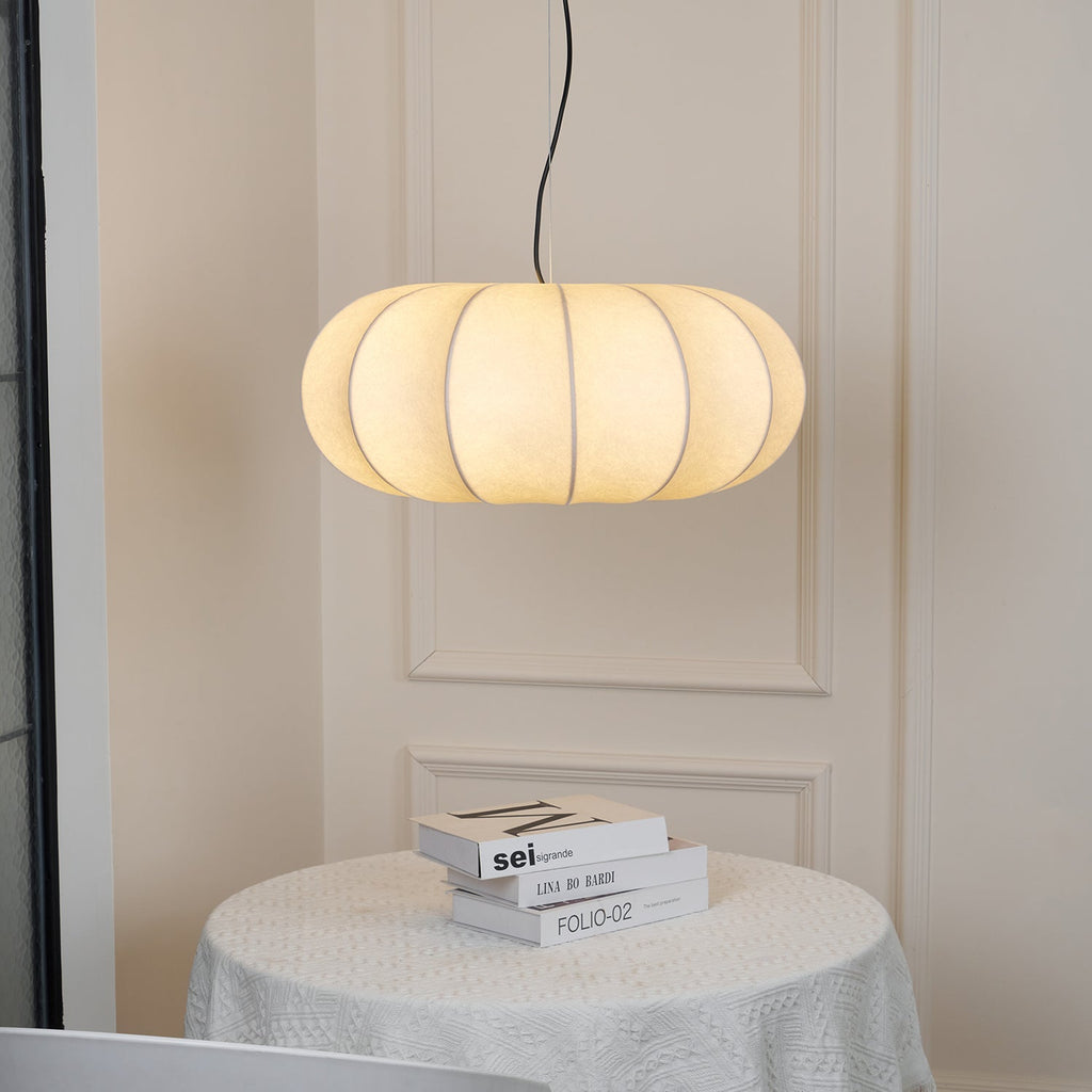 Castermere Silk Pendant Light-Moonnatur