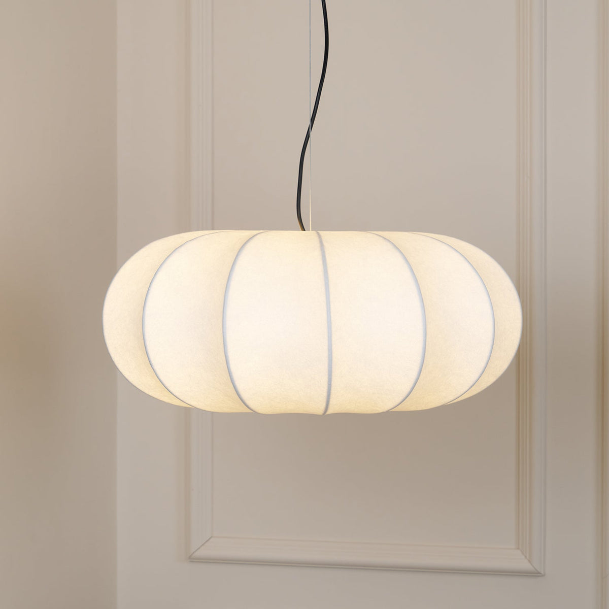 Castermere Silk Pendant Light-Moonnatur