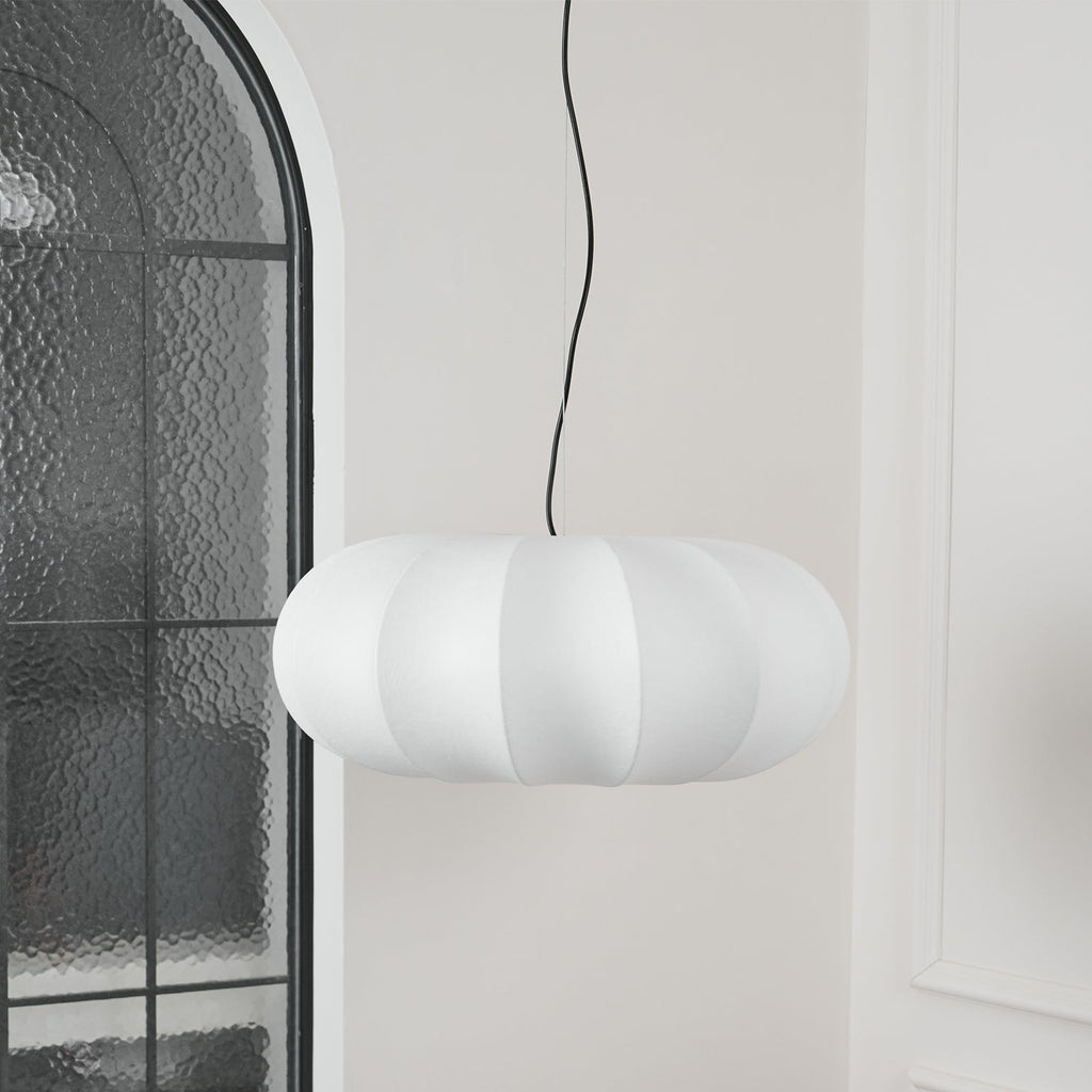 Castermere Silk Pendant Light-Moonnatur