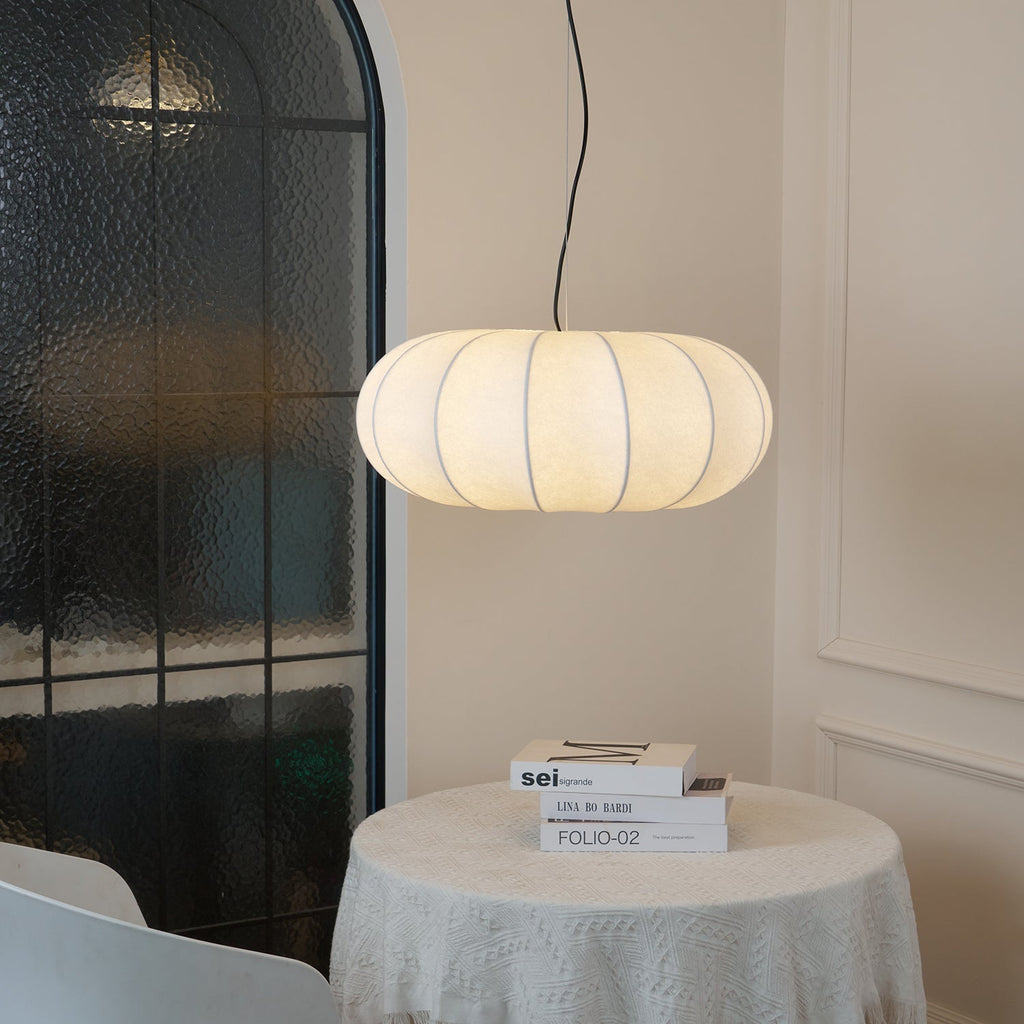 Castermere Silk Pendant Light-Moonnatur