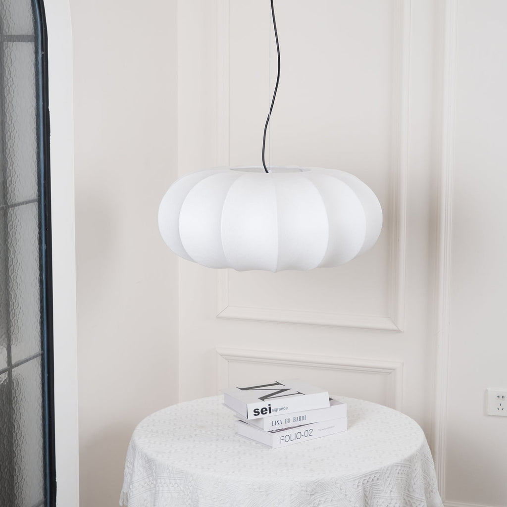 Castermere Silk Pendant Light-Moonnatur