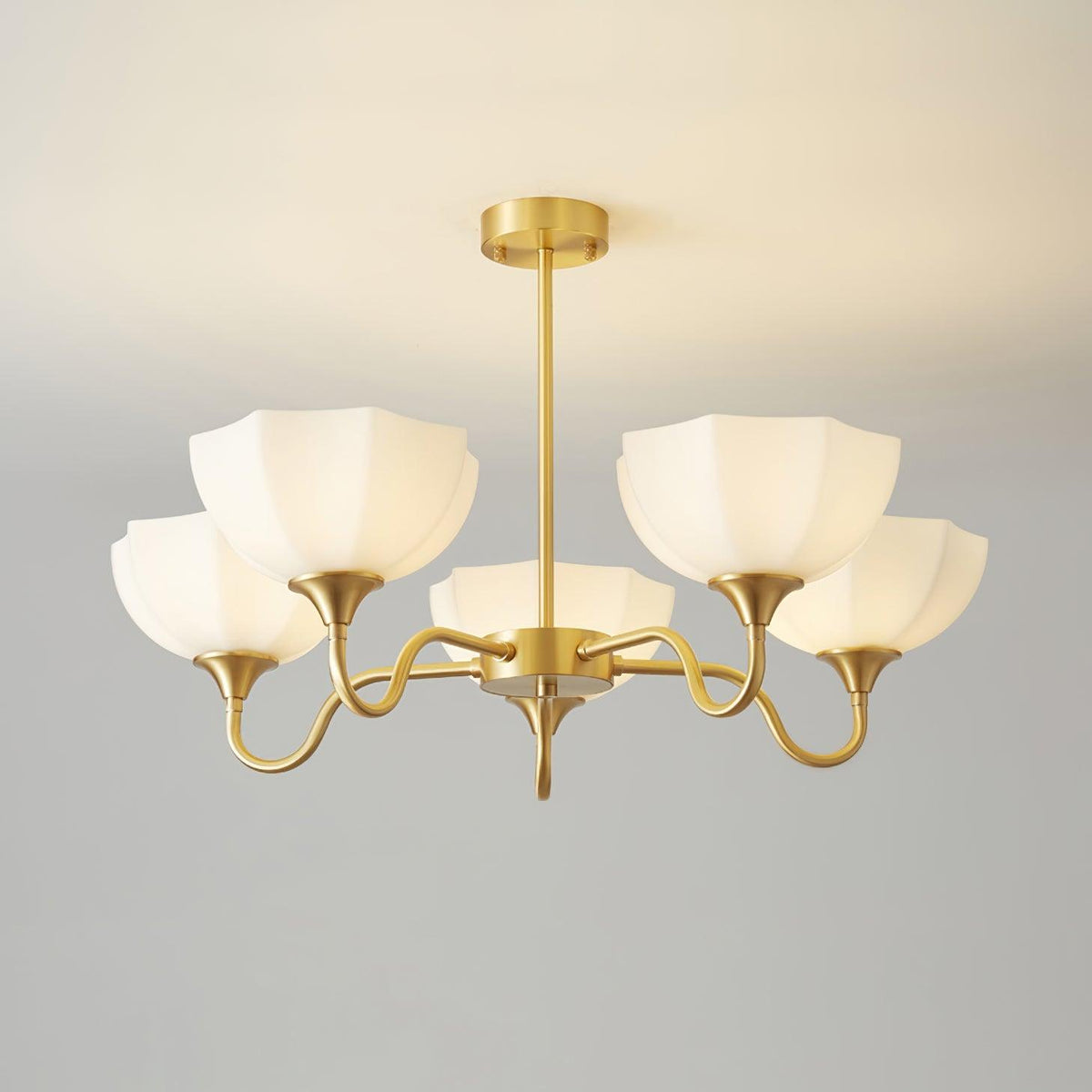 Wolaria Glass Chandelier-Moonnatur