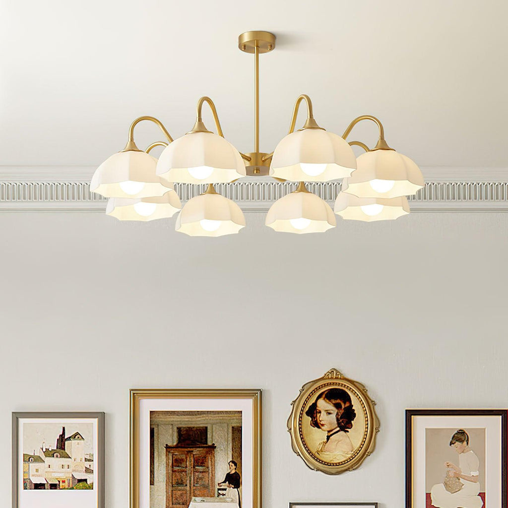 Wolaria Glass Chandelier-Moonnatur