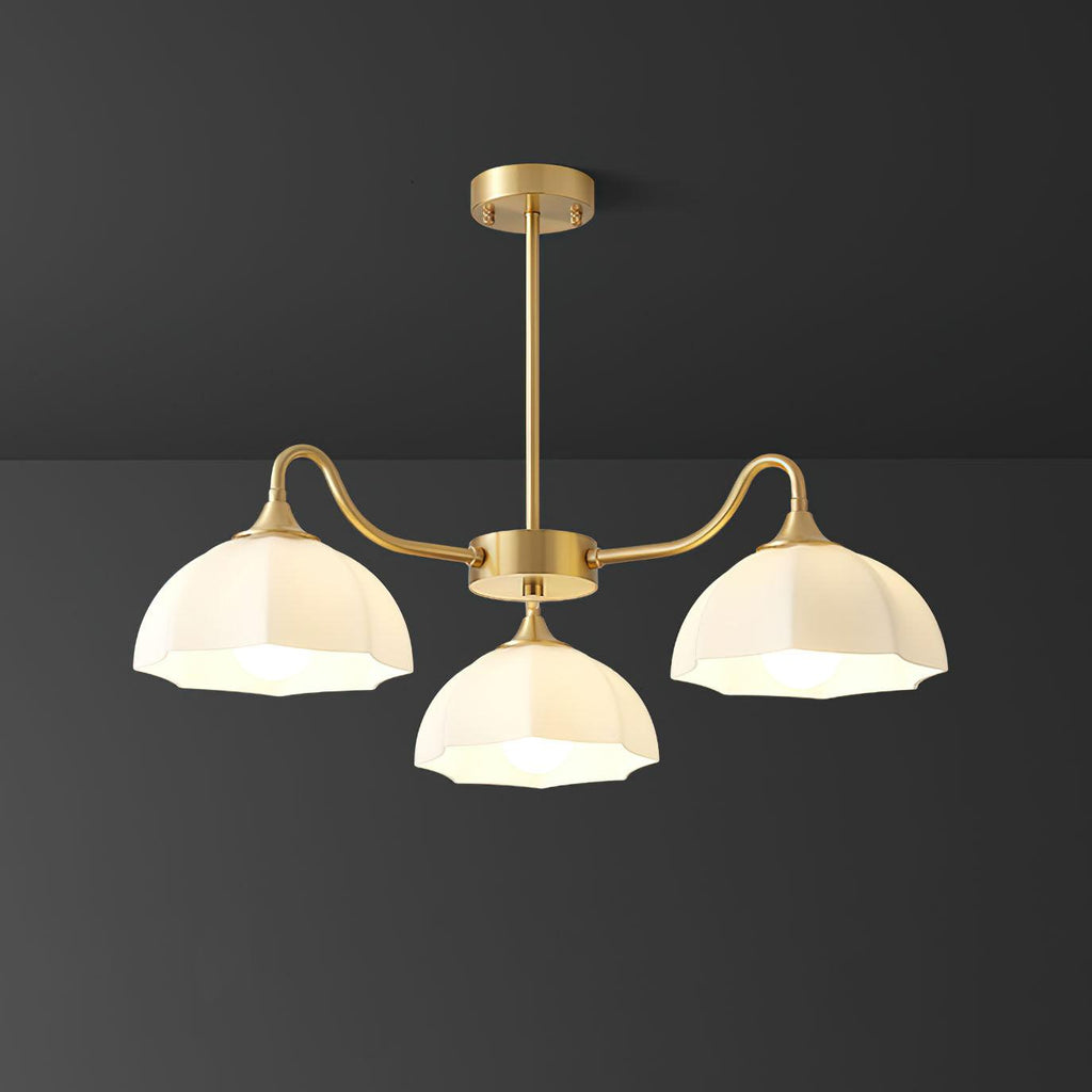 Wolaria Glass Chandelier-Moonnatur