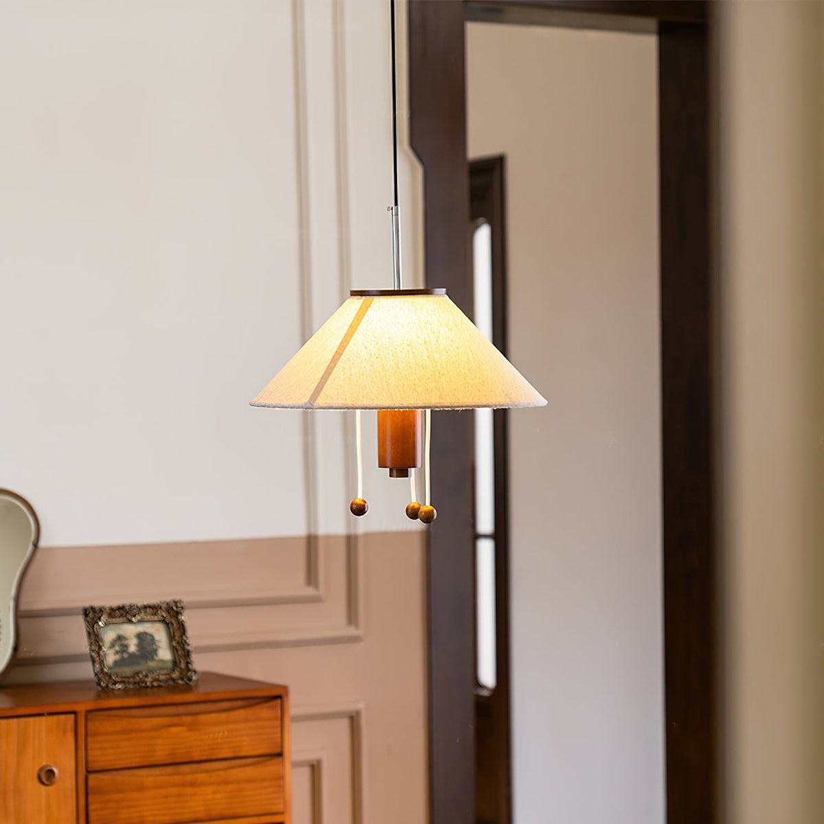 Elowwyn Fabric Pendant Light-Moonnatur