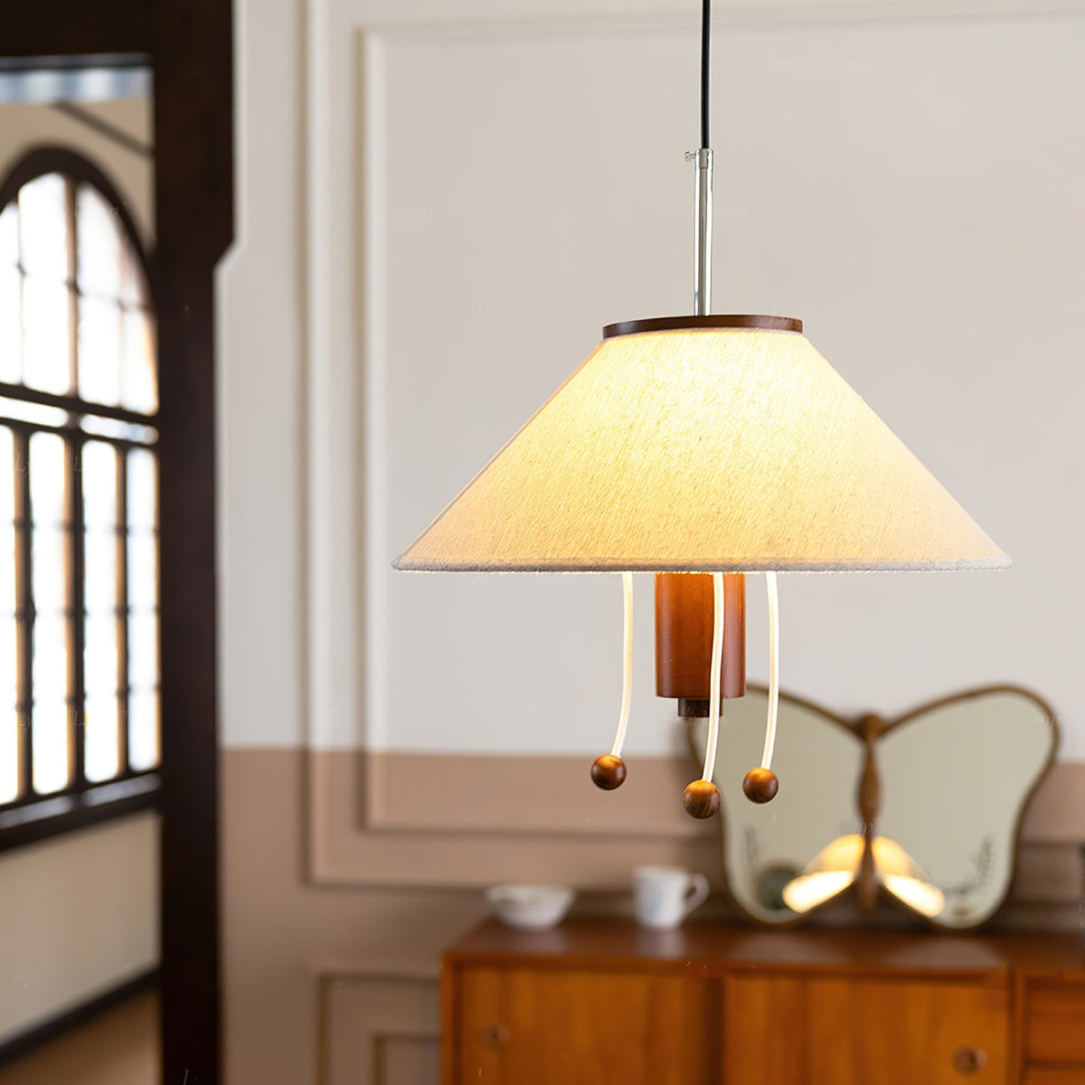 Elowwyn Fabric Pendant Light-Moonnatur