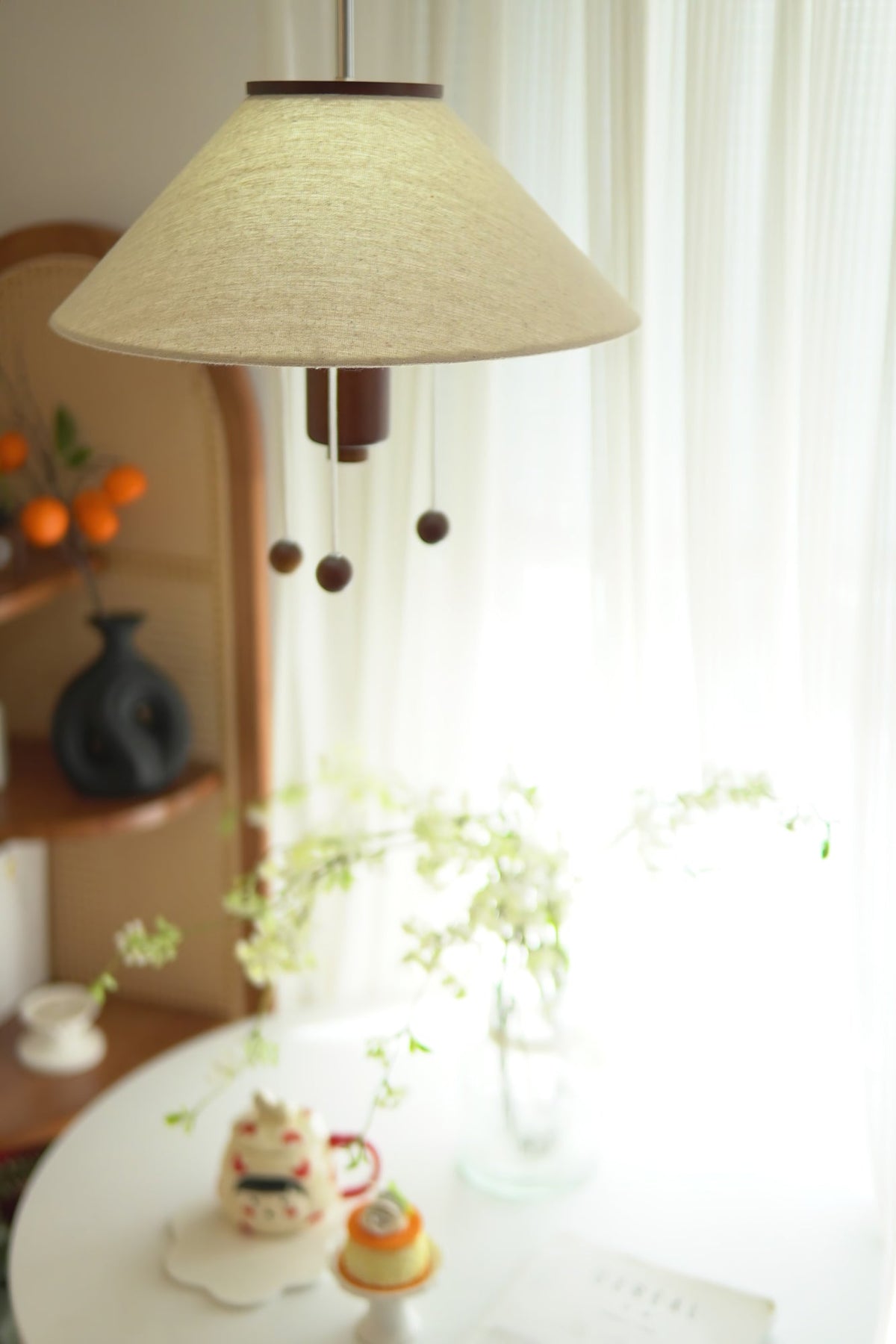 Elowwyn Fabric Pendant Light-Moonnatur