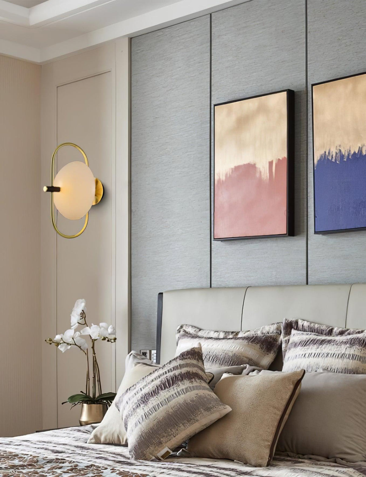 Redrenis Fabric Wall Light-Moonnatur